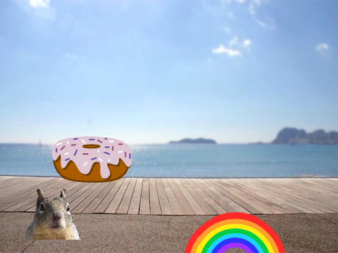 by the beach :)