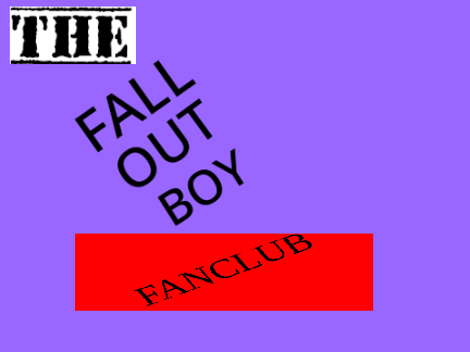 THE FALLOUT BOY FANCLUB OFFICIAL INTRO