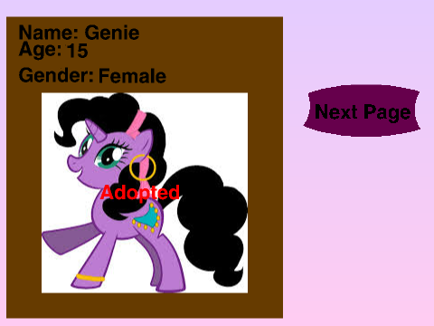 Adopt a pony today Open!!!!