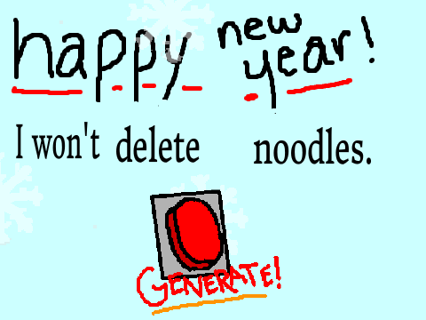 New Years Resolution Generator