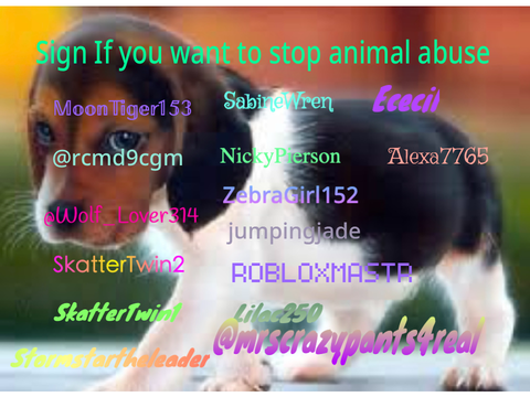 Sign to stop animal abuse remix 8 remix remix remix