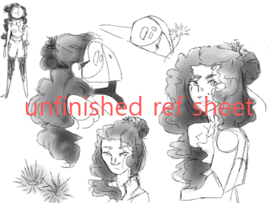 Unfinished ref sheet