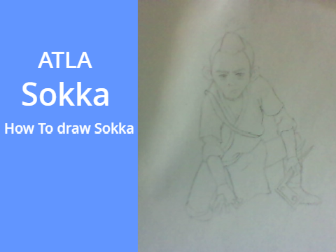How to draw Sokka