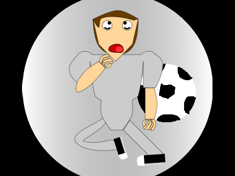 Getting hit by a football