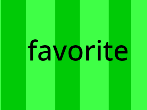 favorite 