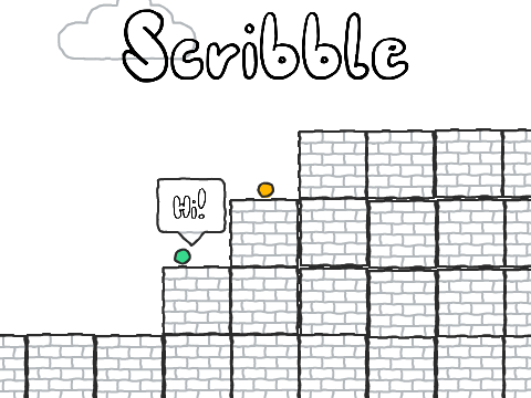 Scribble || A Multiplayer Cloud Scrolling Platformer #all #games #semdebron