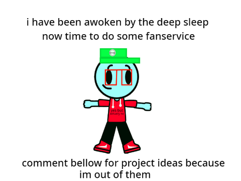 im back or something