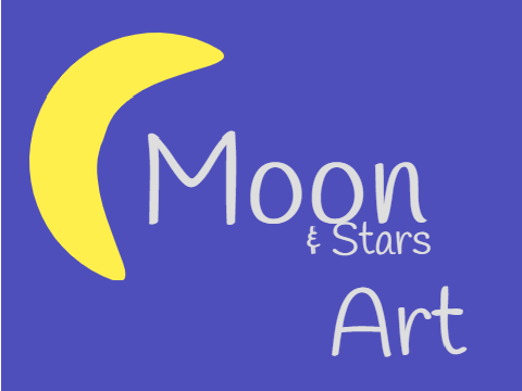 moon and stars (art)
