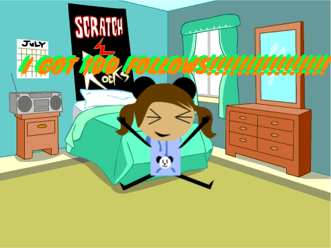 I GOT 100 FOLLOWERS!!!!!!!!