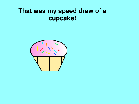 cupcake speed draw