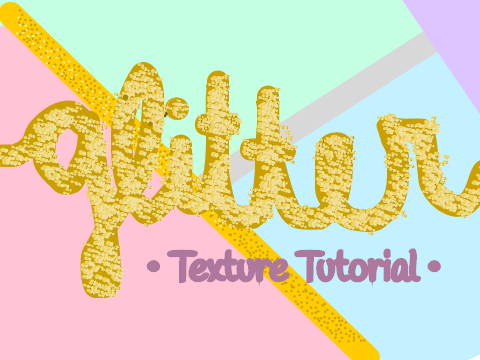 glitter • texture tutorial