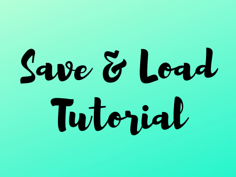 Save & load tutorial