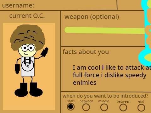 character id my oc