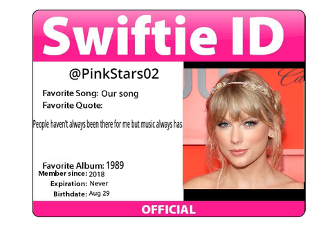 PinkStars02 Swiftie ID
