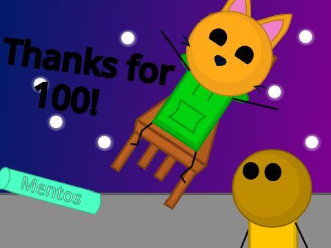 100 followers!