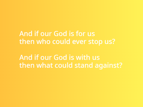 Our God is Greater