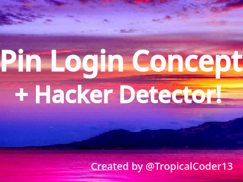 Pin Login Concept