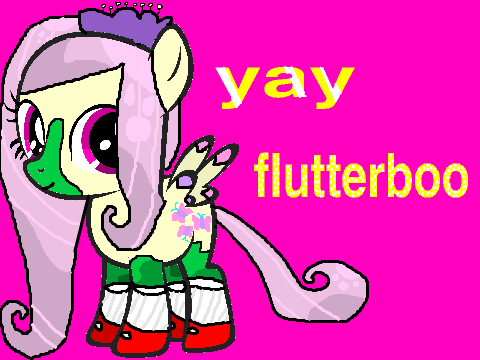remix me flutterboo my sistr is fluttershy