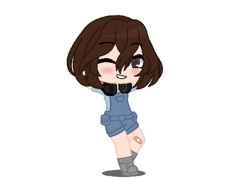 My irl self in Gacha Club