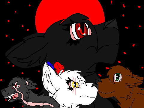 Shadow,Kyle,Skull and Ripple.