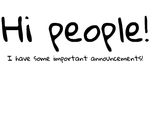 Announcements!
