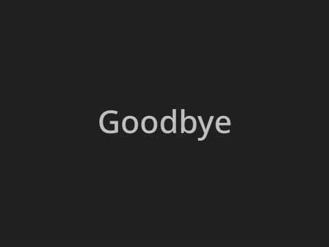 I'm Leaving =(