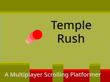 Temple Rush: A Multiplayer Scrolling Platformer   #games #all