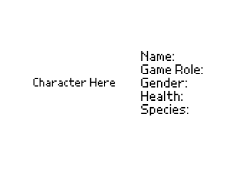Character/Sprite Template for CastleTale