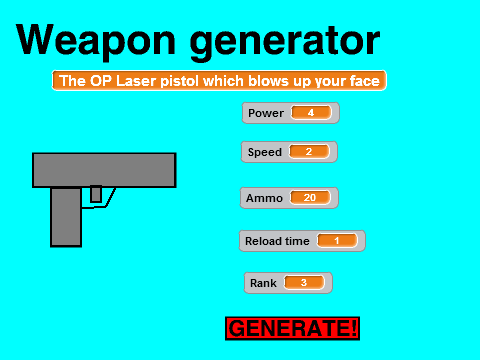 Weapon generator