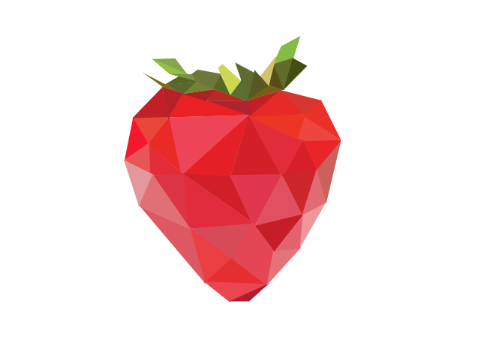 Strawberry | Polyart