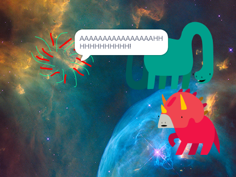 The Dinosaurs and Cat