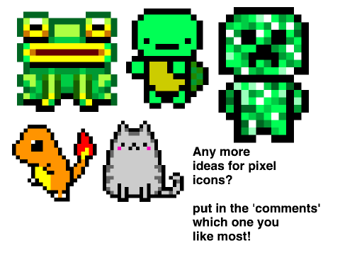 Pixel icons!