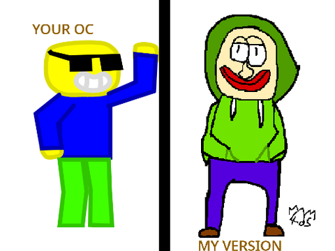 Show me your OC and I'll make it in my style. remix