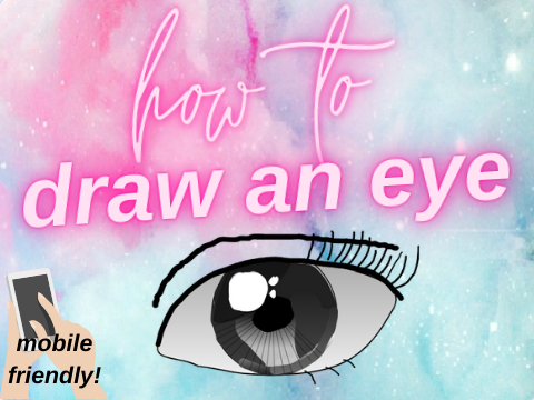✧ how to draw a vector eye ✧ Mobile Friendly!