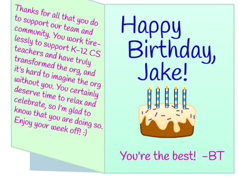 Happy Birthday, Jake!