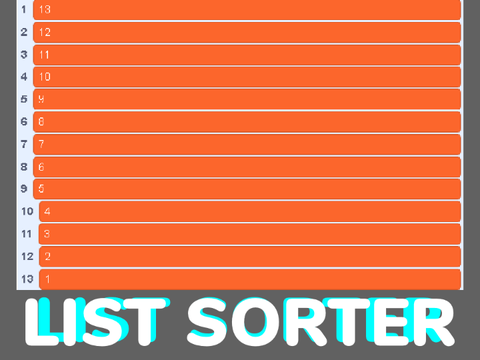 List sorter