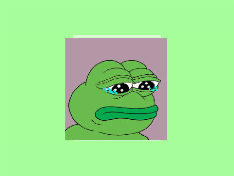 sad pepe.