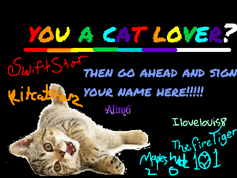 you a cat lover? sign here! remix-4