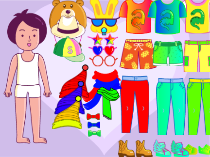 boy's dress up game!