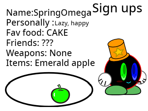 CCW Sign ups 10 left (SpringOmega)