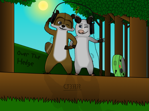 RJ & Heather #3 (Over the Hedge Fanart) in Scratch