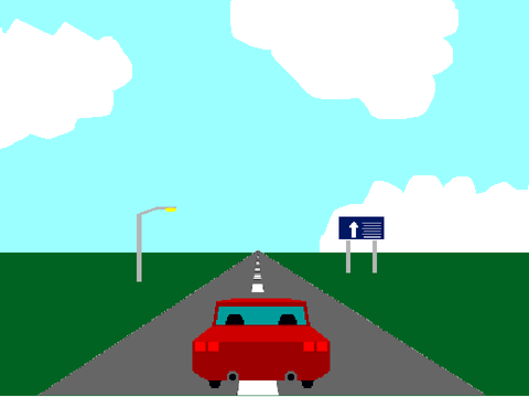 3D car racing game