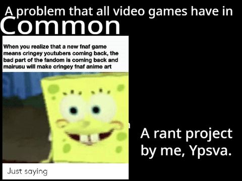 A problem that all video games have in common. Finally released!