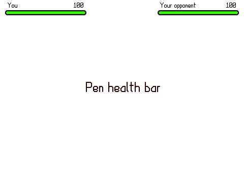 Pen health bar