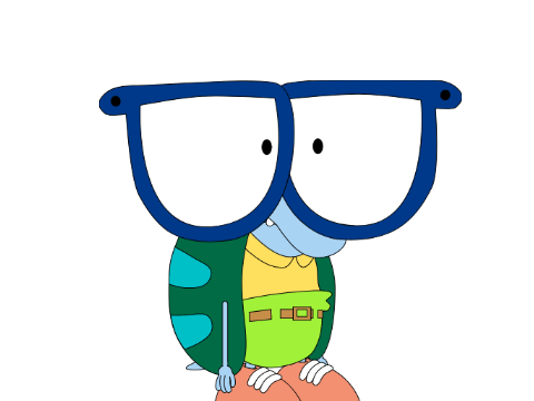 Big glasses!