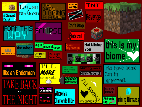 Minecraft Songs 1 AND 2 [remix]
