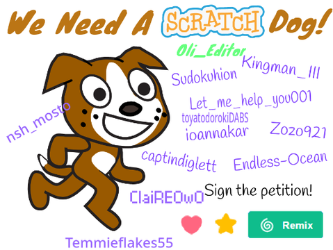Petition to add a Scratch Dog! remix remix remix remix remix