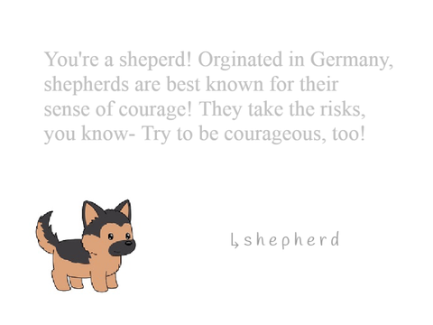 Dog Breed ʕ·ᴥ·ʔ II Personality Quiz  remix