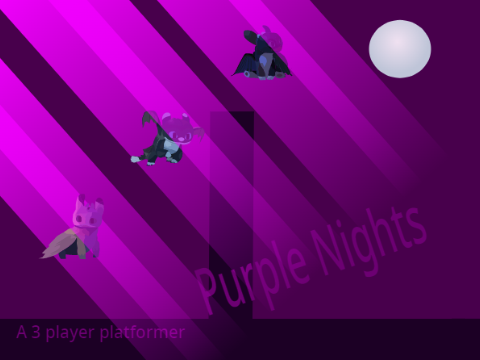 Purple Nights (3 player platformer)
