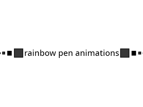 ▪◾◼⬛rainbow pen animations⬛◼◾▪